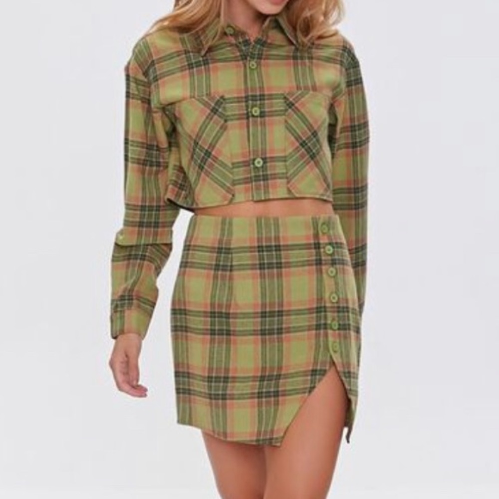 Matching plaid set - Picture 2 of 6